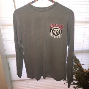 Long sleeve grey Texas A&M shirt